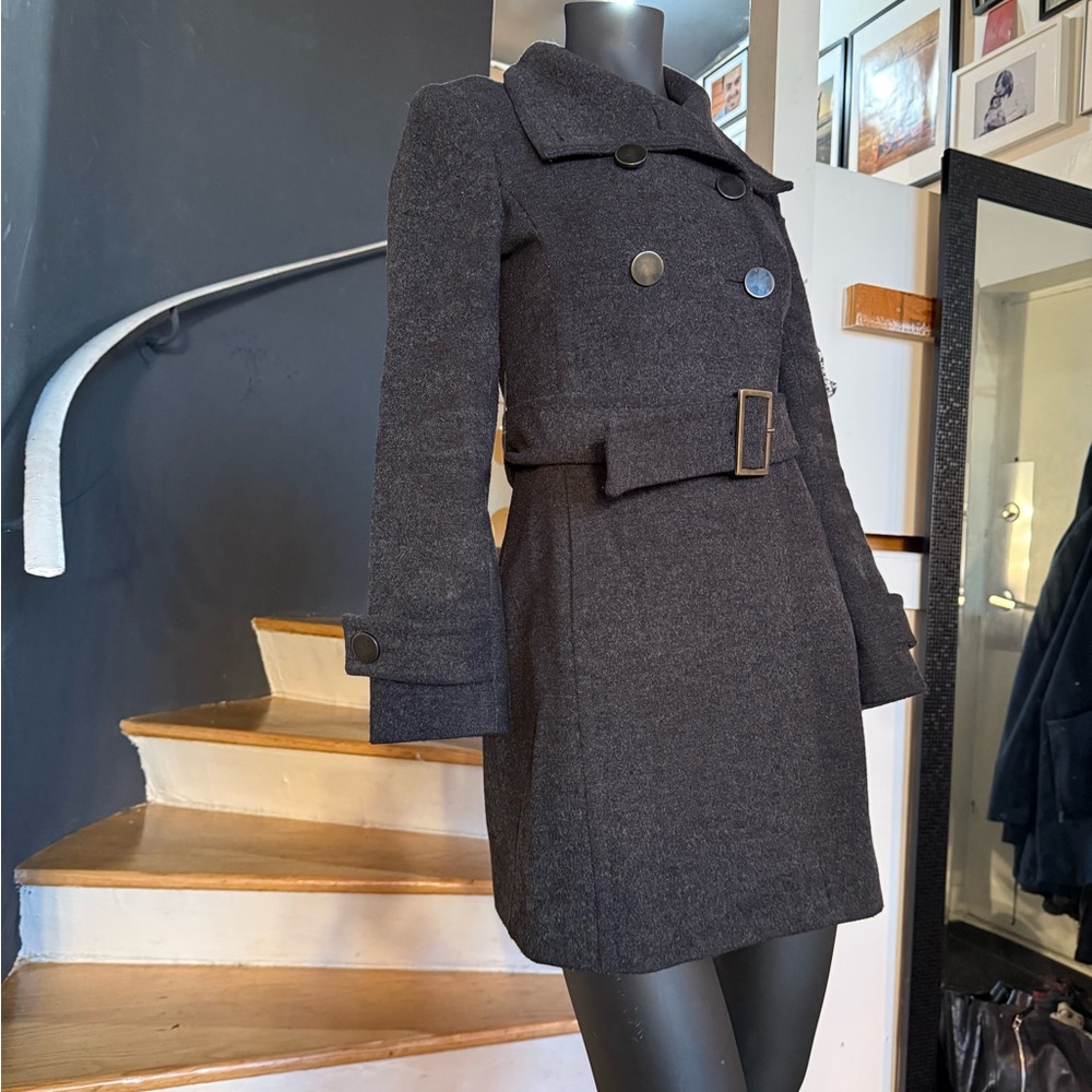 Babaton Charcoal Trench Coat